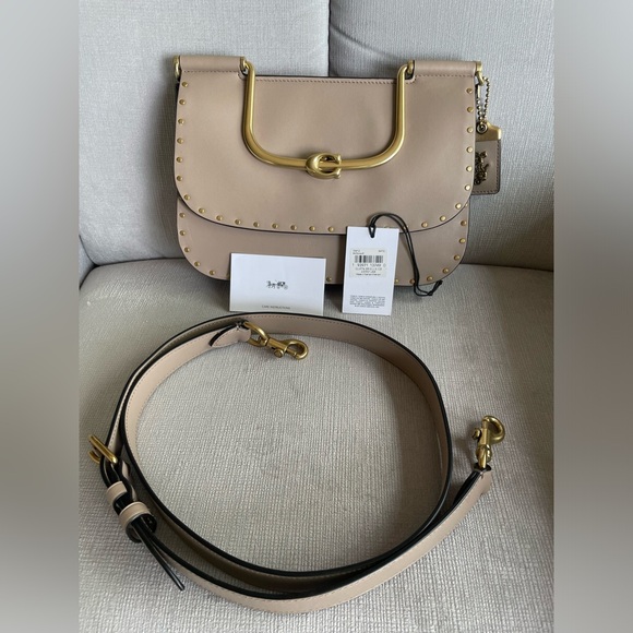 Coach Ellie Crossbody with Rivets 76912 Glovetanned leather - Picture 2 of 16